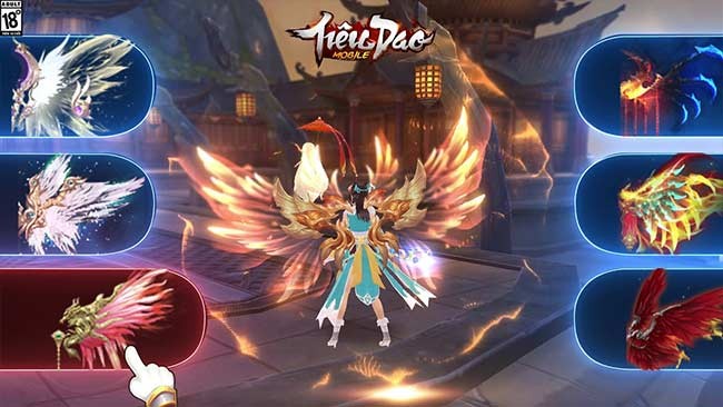 Hệ thống Cánh và ngoại trang rực rỡ