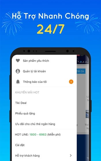 Hỗ trợ nhanh chóng