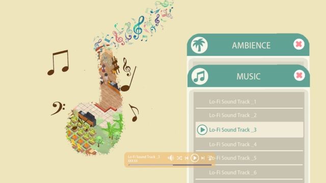 Đắm chìm trong âm nhạc Lofi và âm thanh môi trường thư giãn