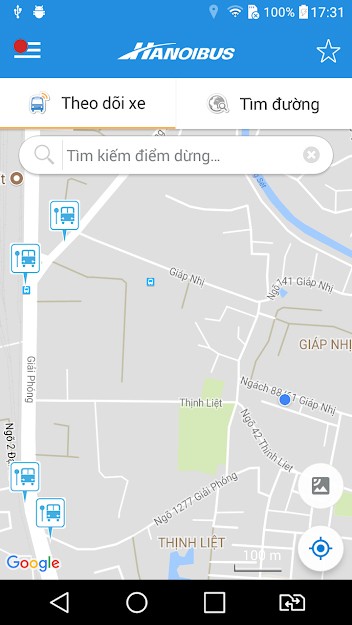 Bản đồ lộ trình xe bus