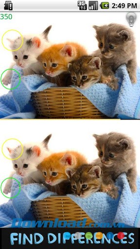 Tìm sự khác biệt for Android
