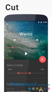 Ứng dụng chỉnh sửa âm thanh Timbre cho Android