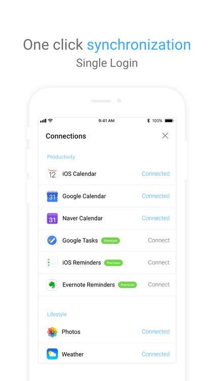 TimeBlocks tích hợp với nhiều ứng dụng lịch