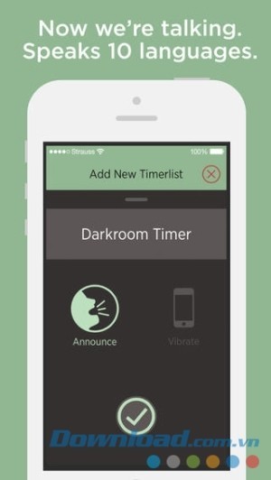 Timerlist cho iOS thêm thời gian hẹn mới
