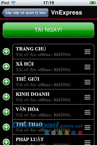 Tin nóng for iOS