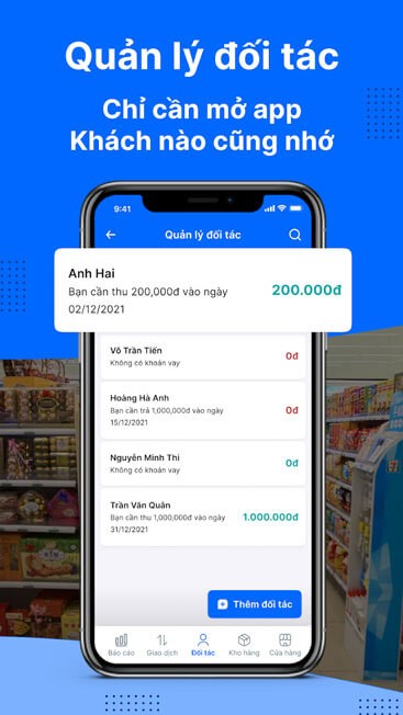 Hỗ trợ quản lý đối tác