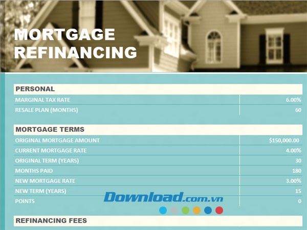 Tính toán lãi suất thế chấp