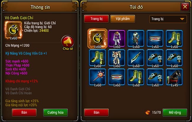 Hệ thống thông tin về môn phái