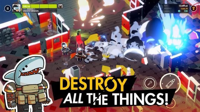 Chiến đấu và phá hủy mọi thứ trong game Tiny