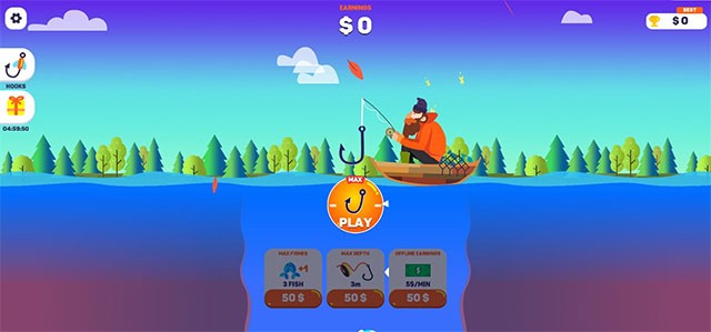 Tải game câu cá đại dương - Tiny Fishing Challenge