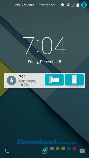 Tiny Flashlight + LED hỗ trợ nhiều kiểu widget