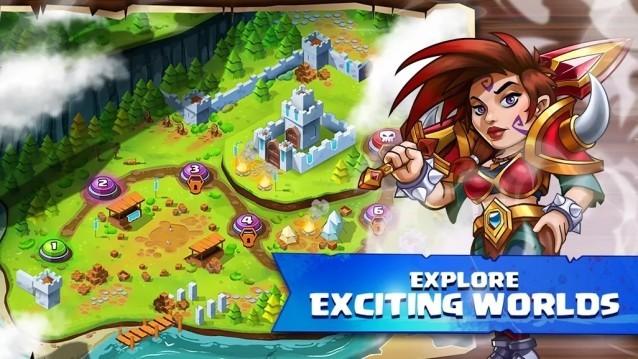 Khám phá nhiều vùng đất mới thú vị trong Tiny Gladiators 2