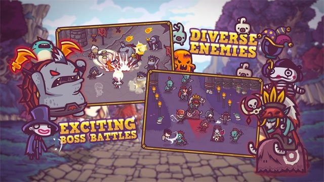 Tiêu diệt hàng loạt kẻ thù và đối đầu với boss hùng mạnh