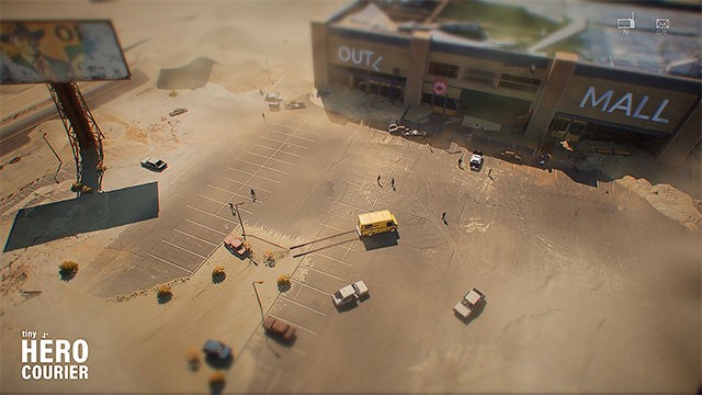 Tiny Hero Courier là game phiêu lưu hành động giao hàng hậu tận thế với góc nhìn hài hước