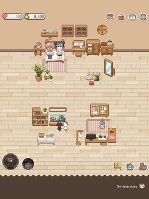 Xây dựng cuộc sống mơ ước của bạn trong game Tiny Love Story