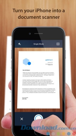 Biến iPhone thành máy scan ảnh