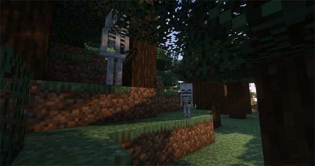 Khi săn tìm mục tiêu, Baby Skeleton sẽ sử dụng cung tên để chiến đấu tầm xa