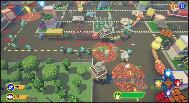 Game chiến thuật thủ thành Tiny Toyfare