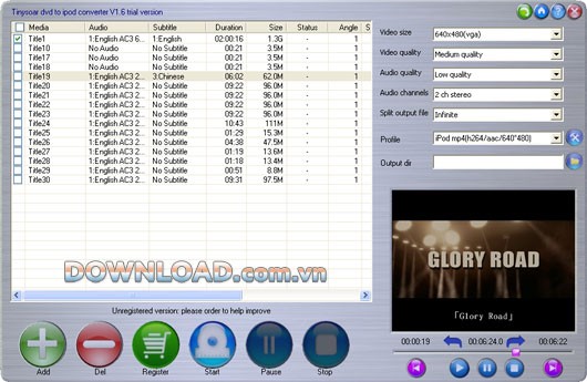 Tinysoar DVD to iPod converter