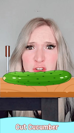 Chơi game cắt dưa chuột