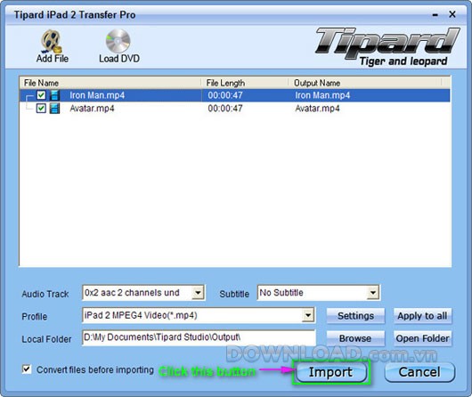 Tipard iPad 2 Transfer Pro
