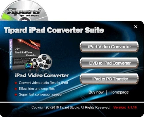 Tipard iPad Converter Suite