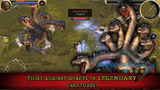 Chiến đấu chống lại những sinh vật huyền thoại
