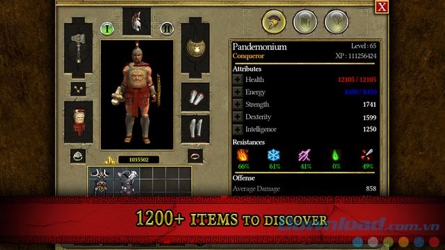 Hệ thống vật phẩm đa dạng