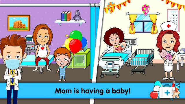 Bạn được trải nghiệm cuộc sống trong bệnh viện trong game My Hospital Town Doctor Games