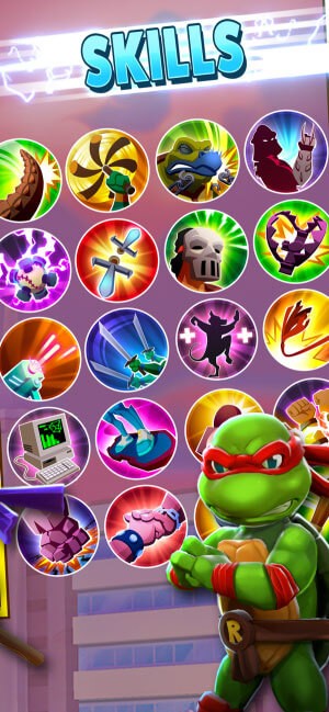 Vô số kỹ năng mạnh mẽ