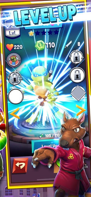 Lên cấp anh hùng của bạn để đủ sức đập tan kẻ thù