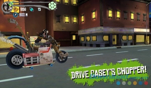 Game Ninja Rùa đặc sắc TMNT: Rooftop Run cho Android
