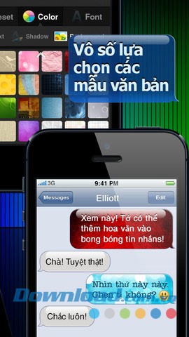Tô màu tin nhắn for iOS