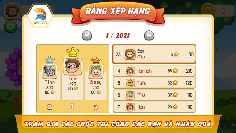 Tham gia các cuộc thi cùng các bạn và nhận quà