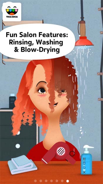 Gội đầu cho khách hàng