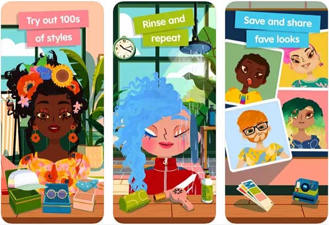 Thử nghiệm hơn trăm kiểu tóc độc đáo và chụp ảnh kỷ niệm