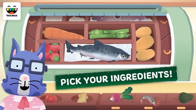 Chọn nguyên liệu trong tủ lạnh để bắt đầu chuẩn bị chế biến