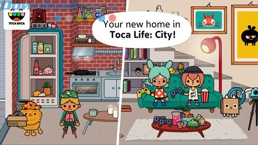 Trải nghiệm cuộc sống ở thành phố trong game Toca Life: City