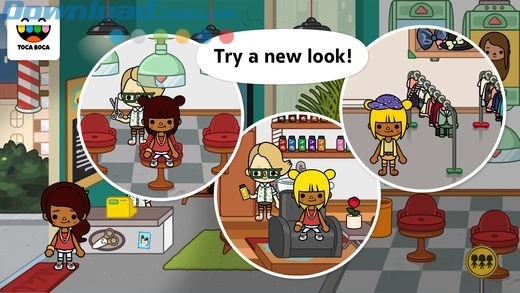 Thay đổi kiểu tóc, màu tóc, trang phục