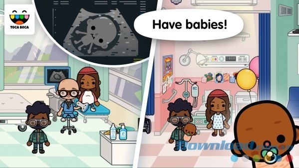 Game khám phá bệnh viện vui nhộn Toca Life: Hospital cho Android