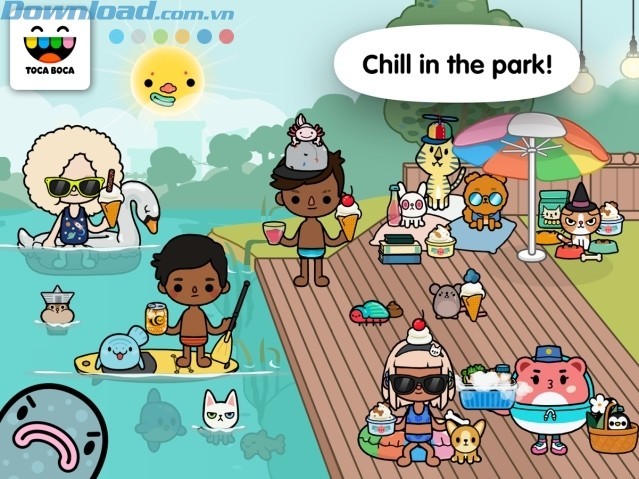 Vui chơi và chăm sóc các loài động vật đáng yêu trong game Toca Life: Pets