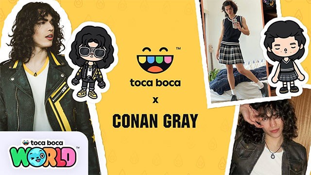Gặp gỡ Conan Gray trong bữa tiệc âm nhạc sôi động của Toca Boca World