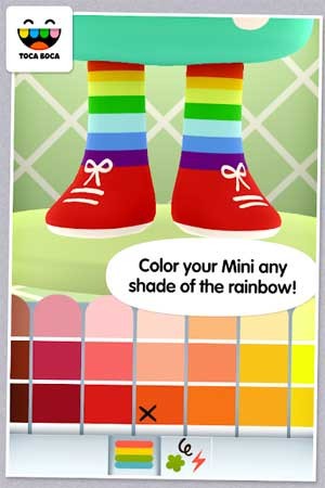 Tô màu cho nhân vật theo ý thích của bé