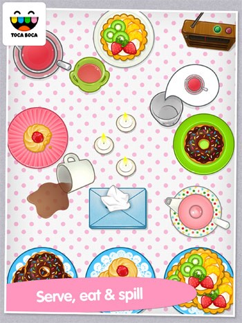 Dọn bàn và chọn đồ ăn