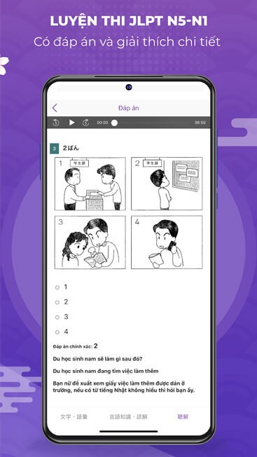 Luyện thi JLPT N5, N4, N3, N2 và N1