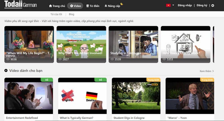 Học Tiếng Đức qua Video & Podcast học nhẹ nhàng và thú vị hơn