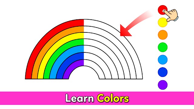 Bé học màu sắc thông qua các trò chơi tương tác thú vị trong Toddler Games for 2-3 Year Old