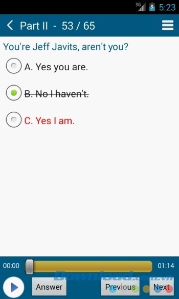 Làm các bài tập thực hành để làm quen dạng bài và cải thiện kỹ năng tiếng Anh