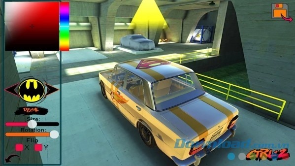 Một trong số mẫu xe thời thượng của Tofas Drift Simulator cho Android