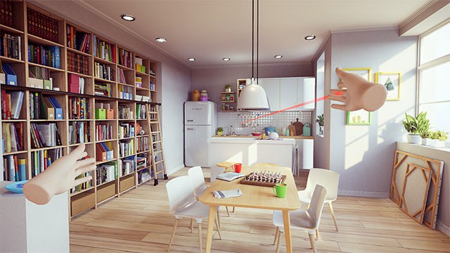 Bối cảnh game Together VR là căn hộ mới, hiện đại và xinh xắn của bạn